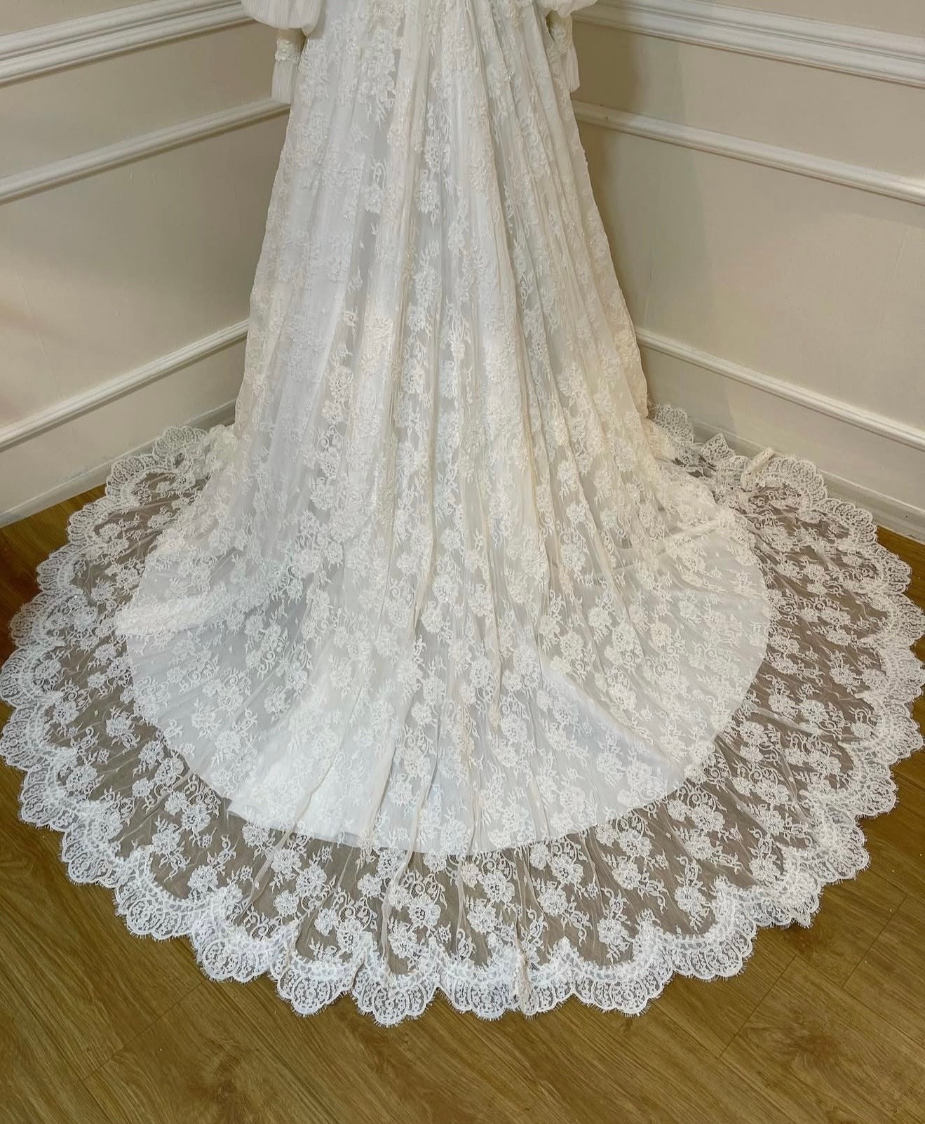 38-40 Beden Özel Dikim Vintage Gelinlik